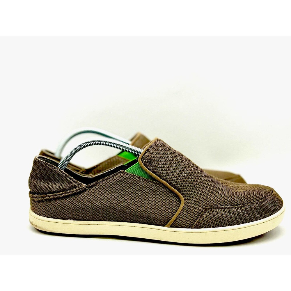 Olukai Shoes Men Size 11 Nohea Mesh Mustang Lime Peel Shoes Slip‎ On Loafers